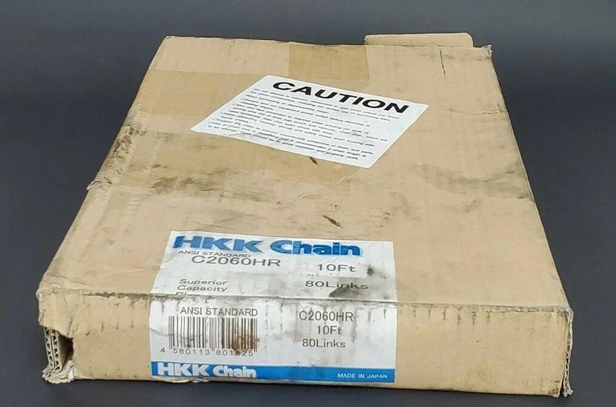 NIB HKK CHAIN C2060HR ANSI STANDARD ROLLER CHAIN 119822 10FT 80LINKS