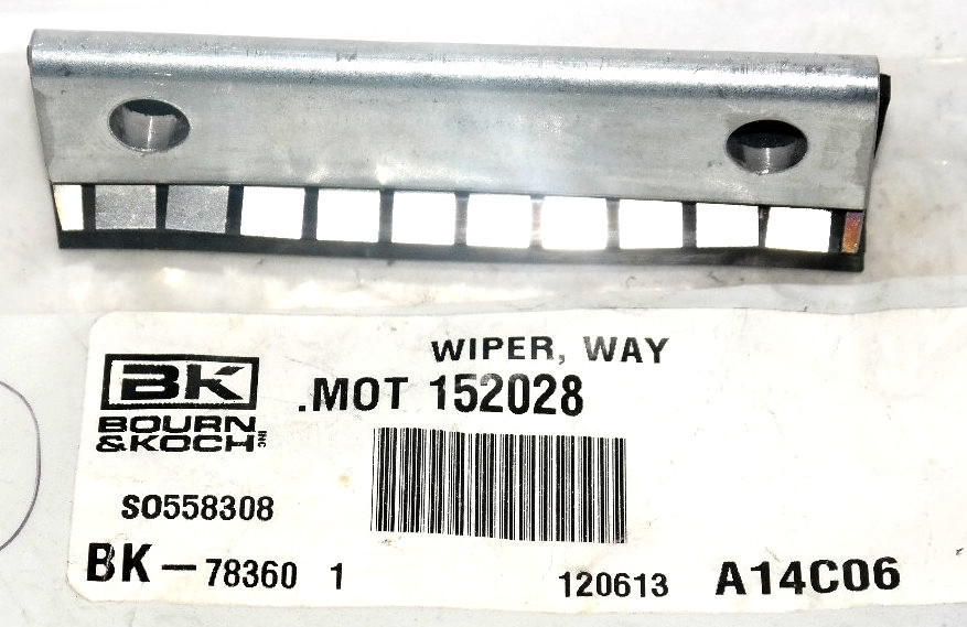 Used NEW BOURN & KOCH WIPER, WAY .MOT152028 MOT 152028