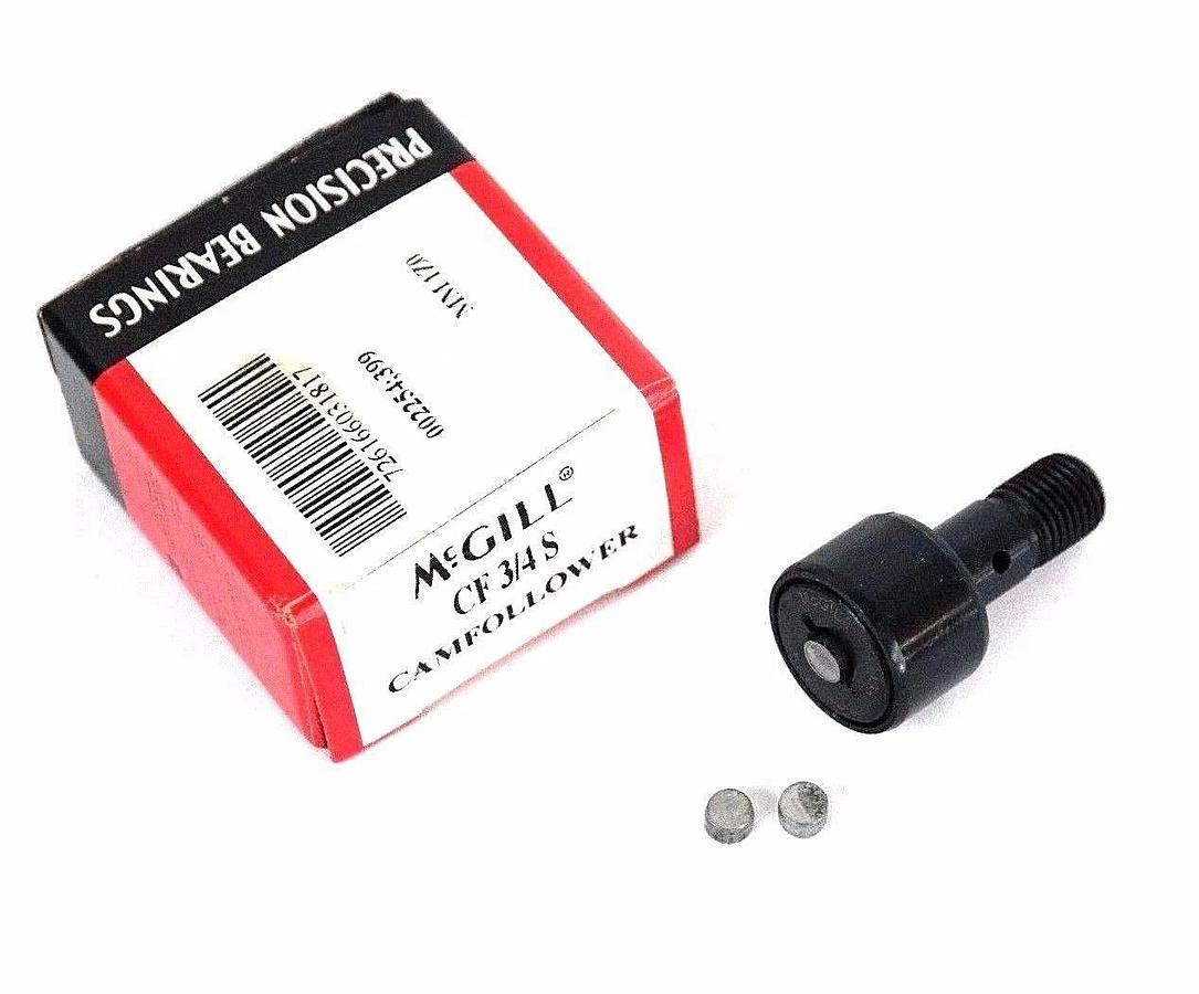 Used LOT OF 2 NIB MCGILL CF-3/4-S CAM FOLLOWERS CF3/4S