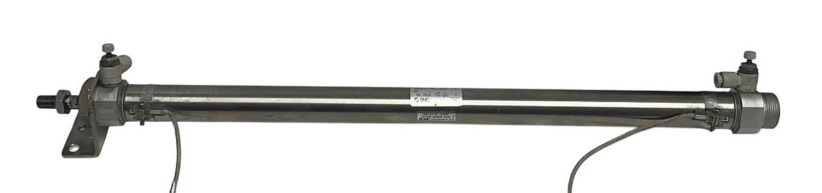 Used SMC CDM2L25-400Z-M9BL-X142 / CDM2L25400ZM9BLX142 PNEUMATIC CYLINDER D-M9B USNP