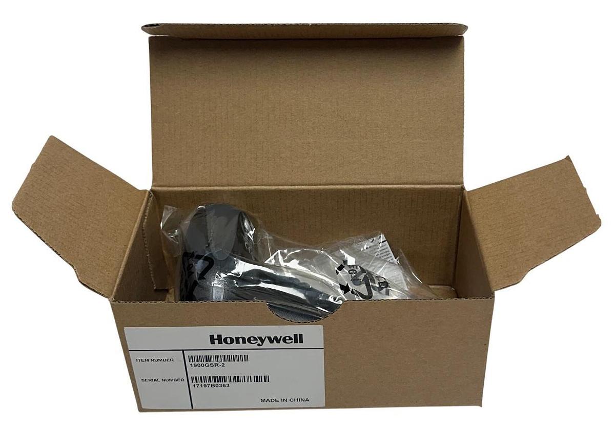 Used HONEYWELL 1900GSR-2 MODEL 1900 CORDED BARCODE SCANNER SR BLACK XENON NSMP