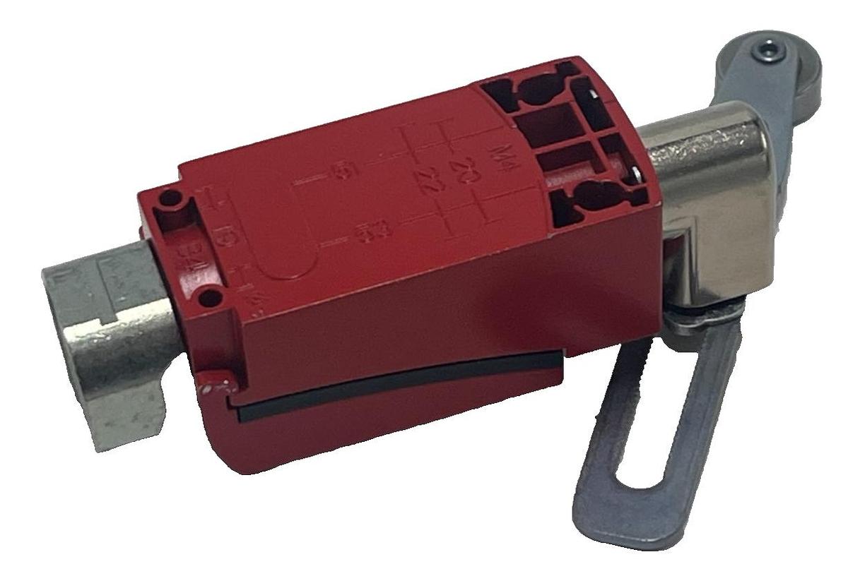 Used TELEMECANIQUE XCSD3910N12 Safety Limit Switch w/ ZCY46 Roller Lever Actuator