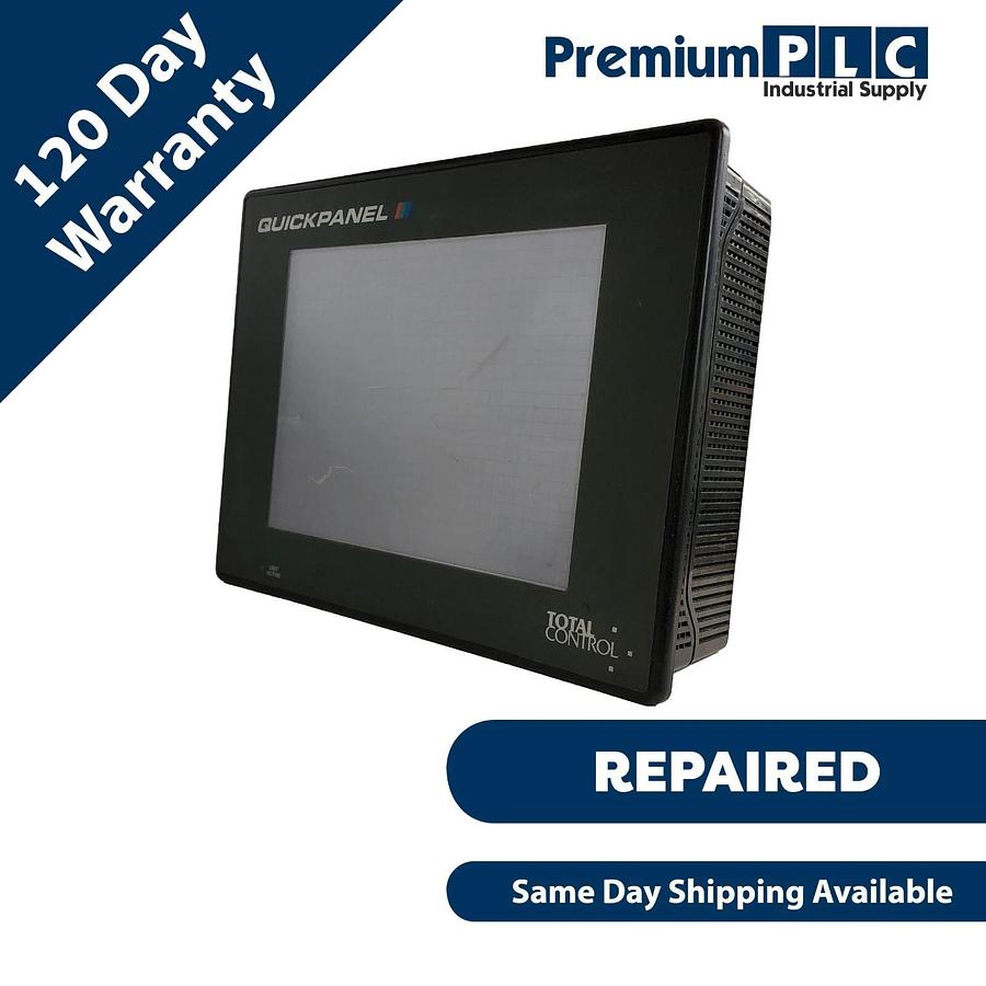 Refurbished GE FANUC TOTAL CONTROL CQPI31200C2P-A QUICKPANEL W/ QPI-MBP-201-G MODBUSPLUS