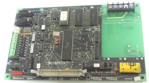 Used OPTO 22 LC4A CPU SINGLE BOARD CONTROLLER 120VAC 001836E REV. 2