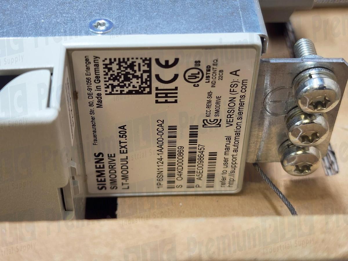 Used NEW SIEMENS 6SN1124-1AA00-0CA2 SIMODRIVE 611 POWER MODULE 1-AXIS VERSION: A