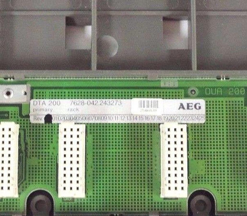 Used AEG 7628-042.243273 PRIMARY RACK REV. 00, DTA 200, 7628042243273