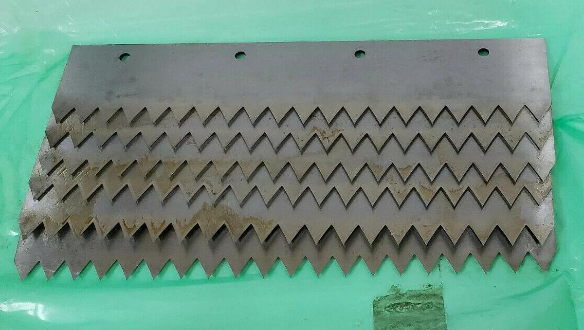 LOT OF 6 NEW KAMPF MACHINERY 863330136 SLITTER SAW BLADE SEGMENTS L=400MM