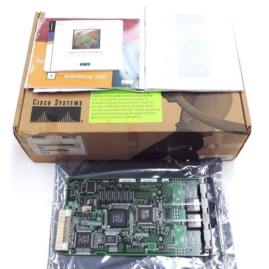 Used NIB CISCO WS-X2922-XL-V 2-PORT MODULE, 800-04281-02, REV. A0, WSX2922XLV