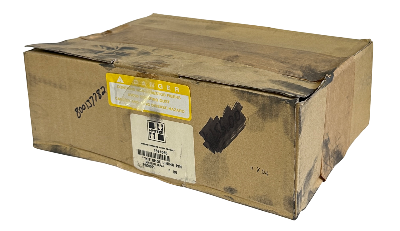 NEW HYSTER YALE 1591665 / 800137782 OEM BRAKE SHOE SET LINING KIT FOR FORKLIFT