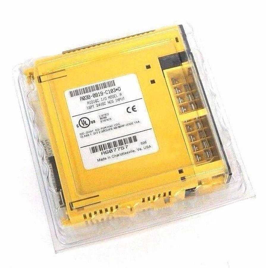 Used NEW FANUC A03B-0819-C103#D AID16 I/O MODEL A 16PT 24VDC NEG INPUT