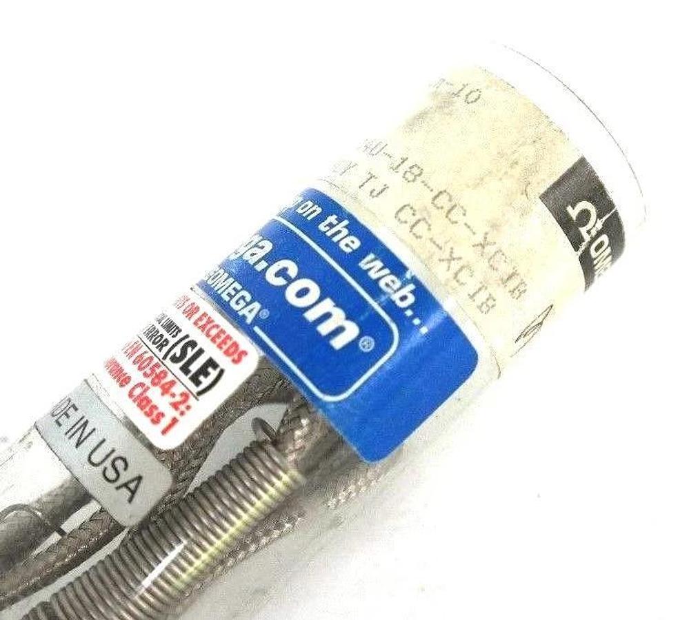 Used OMEGA TJ36-ICSS-14U-18-CC-XCIB THERMOCOUPLE PROBE ASSY W/ TRASITION JOINT CCXCIB