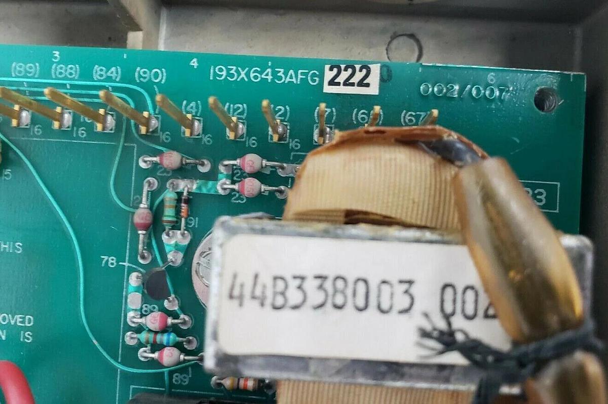 Refurbished REPAIRED GE 6VFW2100 STATOTROL II DRIVE 193X643AFG222 6VFWC2100A4 (INCOMPLETE)
