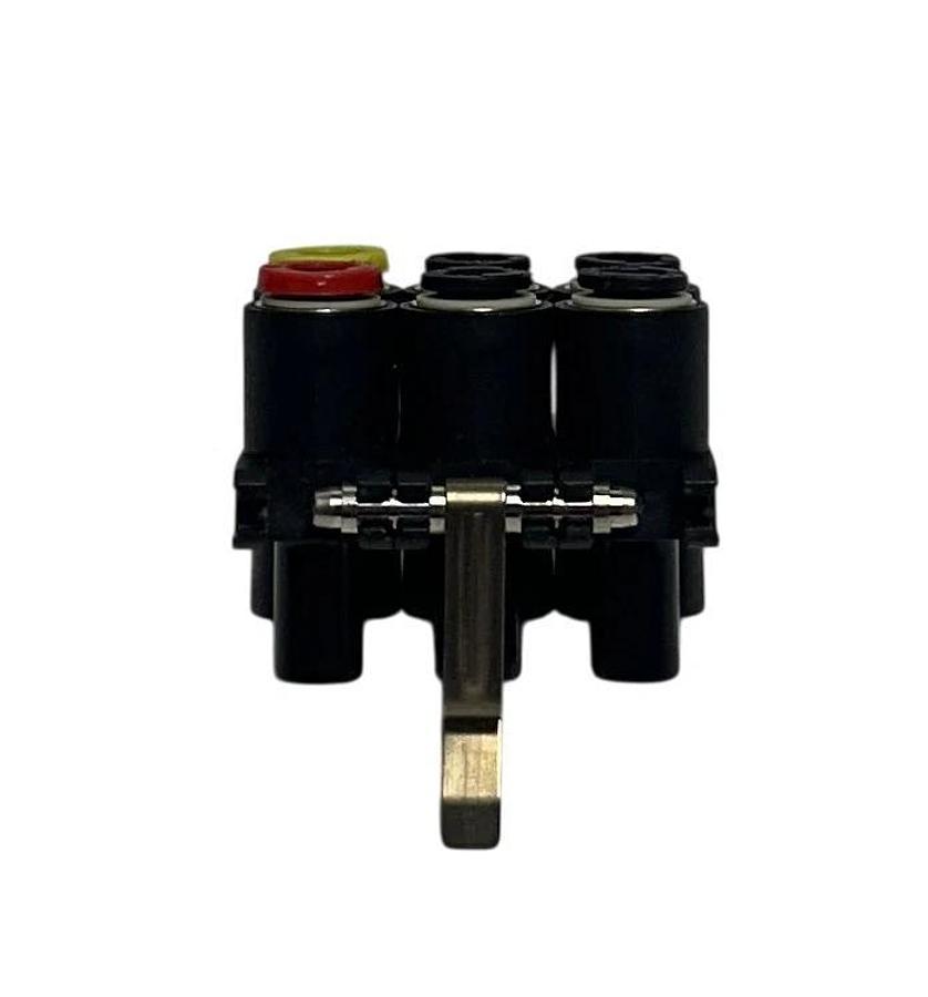 LEGRIS 33000005-L / 33000005L LEFT FITTING 6-PLUG CONNECTOR FLUID MODULAR NSNP
