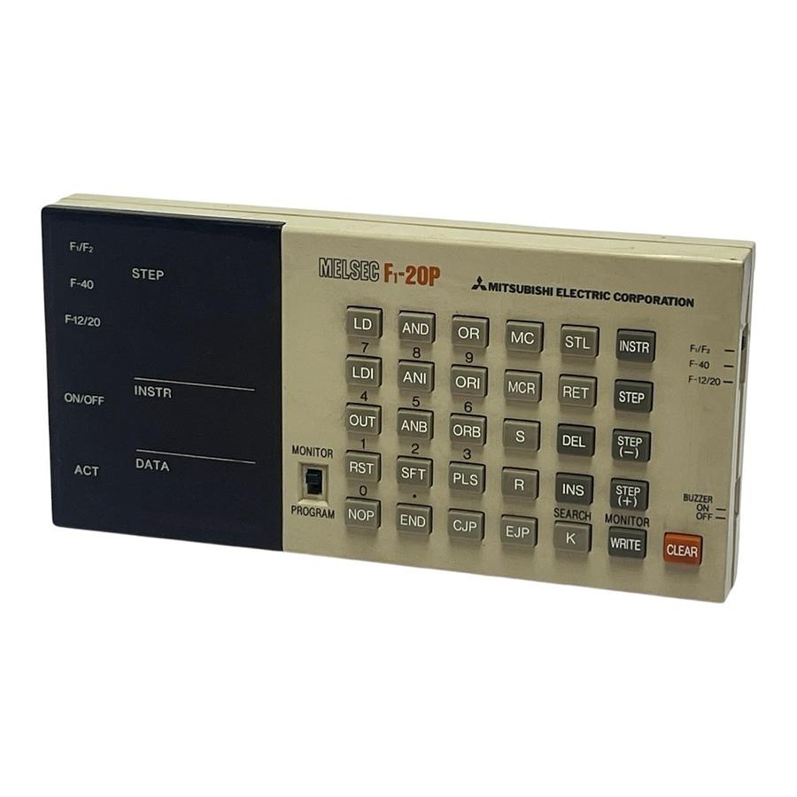 Used Mitsubishi F1-20P-E Programming Panel MELSEC F1/F2 Series Handheld