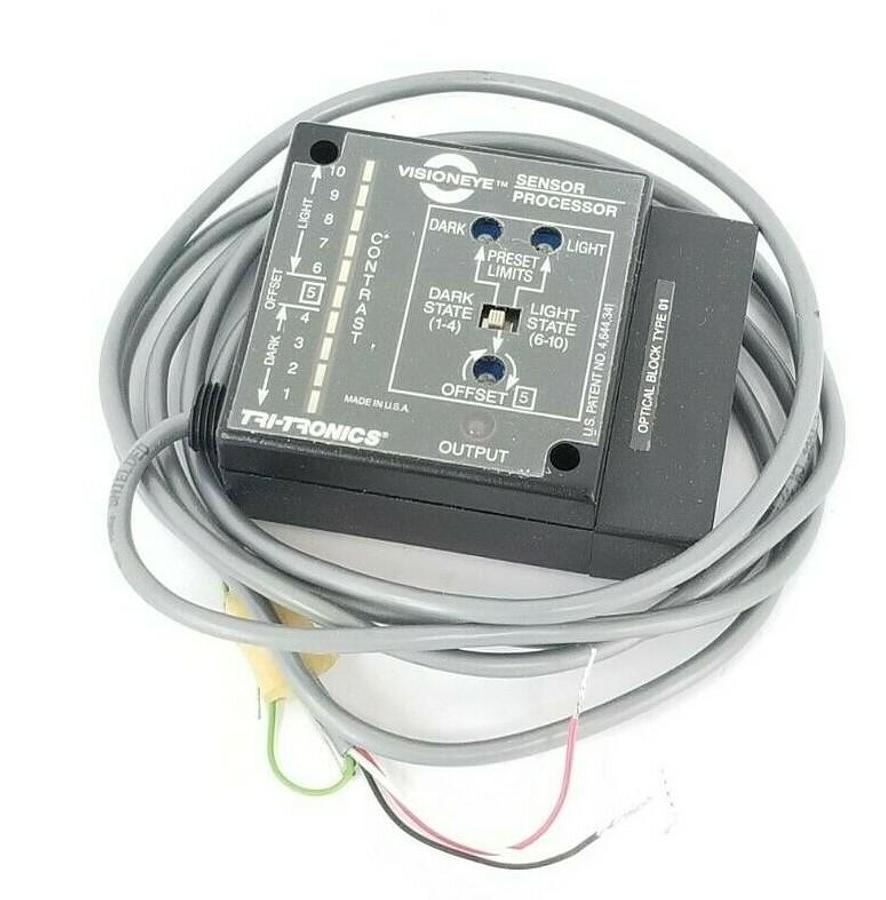 Used NIB TRI-TRONICS BSDLG01 VISIONEYE PHOTOELECTRIC SENSOR / PROCESSOR
