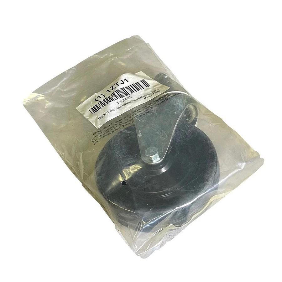 Used 4 NEW GRAINGER APPROVED 1ZTJ1 5'' GENERAL PURPOSE CASTER WHEELS 280LBS SWIVEL