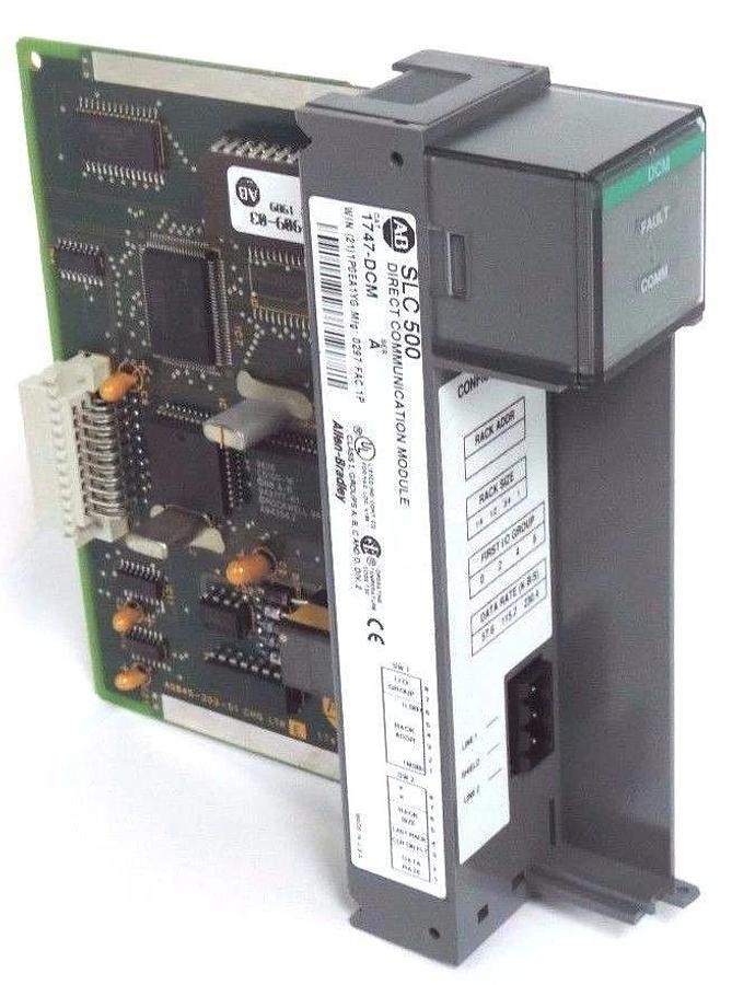 Used ALLEN BRADLEY 1747-DCM DIRECT COMMUNICATION MODULE 1747DCM SER. A MFG: 0297
