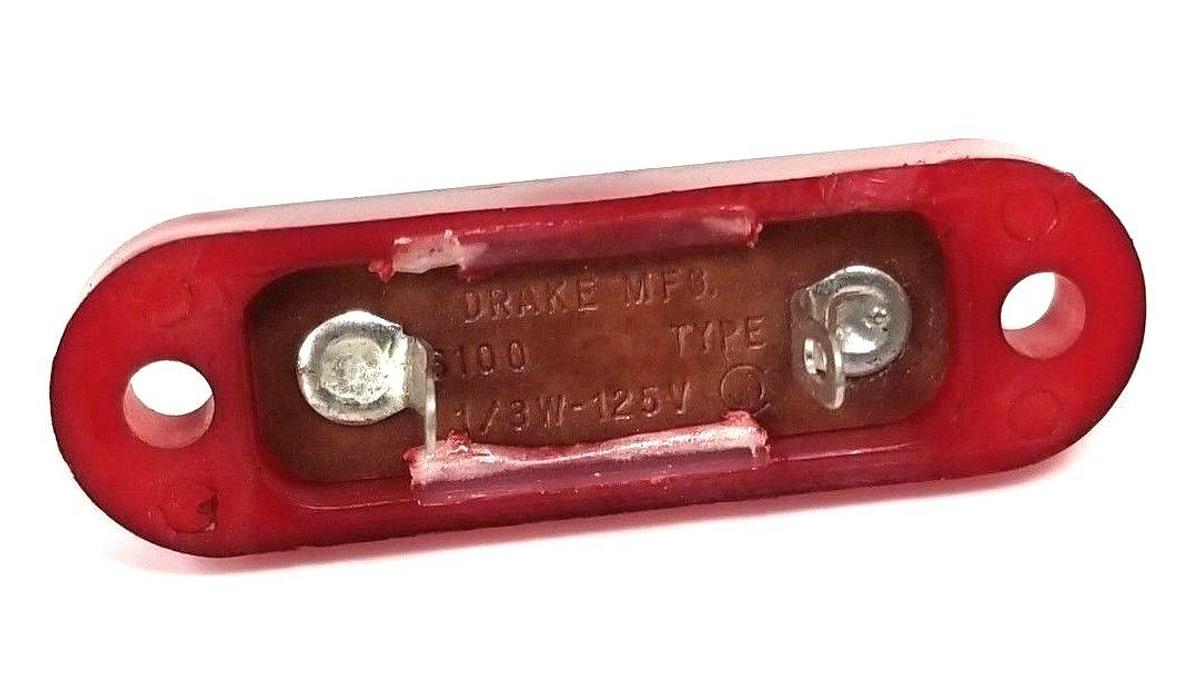 Used DRAKE MFG. 6100 TYPE INDICATOR LIGHT, 1/3W, 125V
