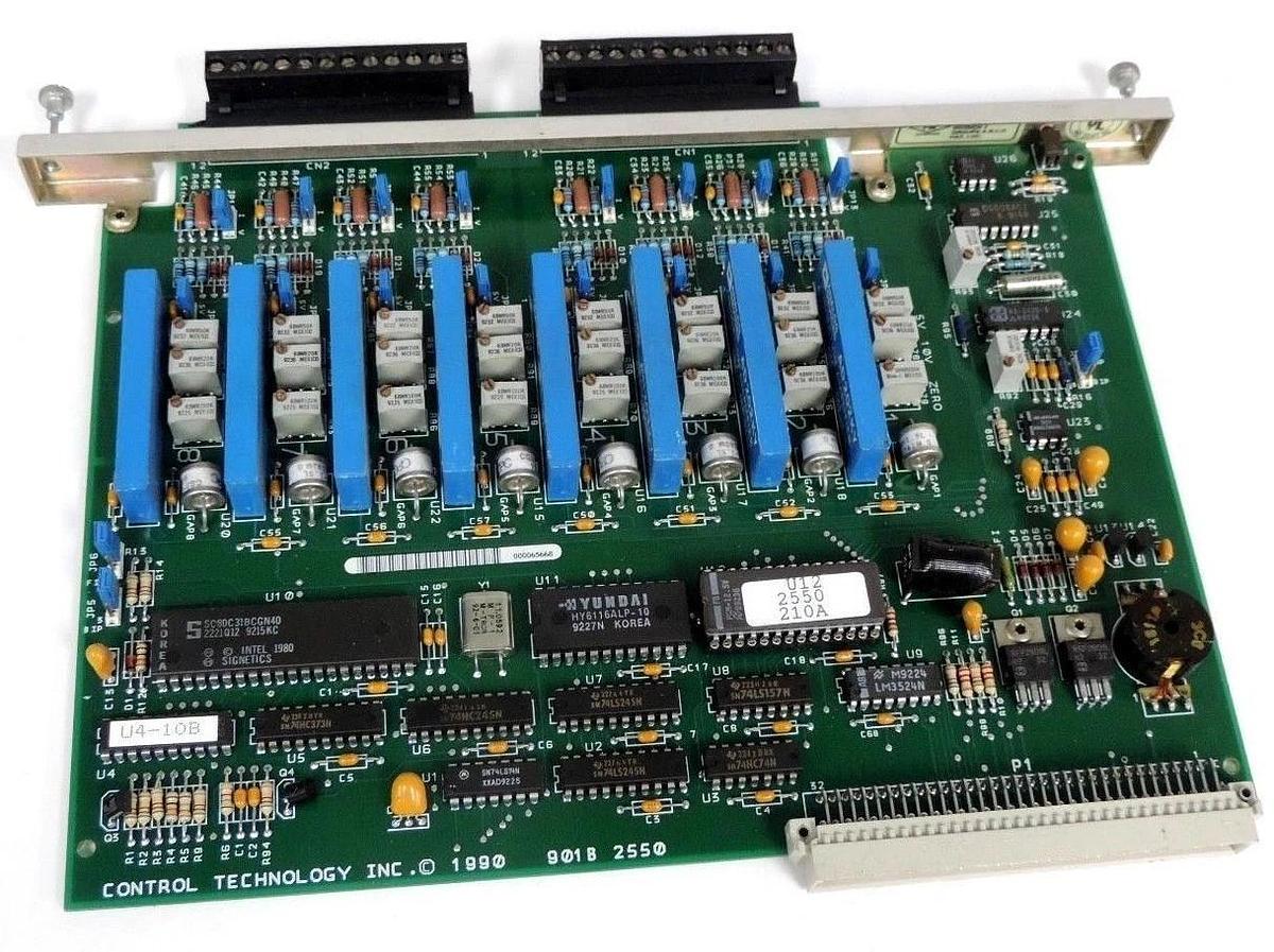 Used CONTROL TECHNOLOGY 901B-2550 ISOLATED ANALOG INPUT MODULE 901B2550