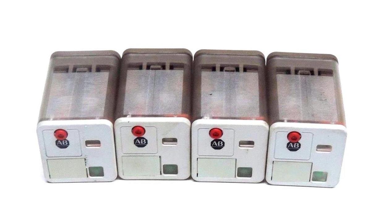 Used LOT OF 4 ALLEN BRADLEY 700-HAB2Z24-1-4 RELAYS 700HAB2Z2414, SER. C, 24VDC