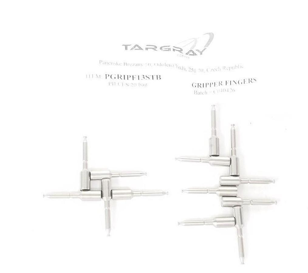 Used LOT OF 13 NEW TARGRAY PGRIPF13STB GRIPPER FINGERS