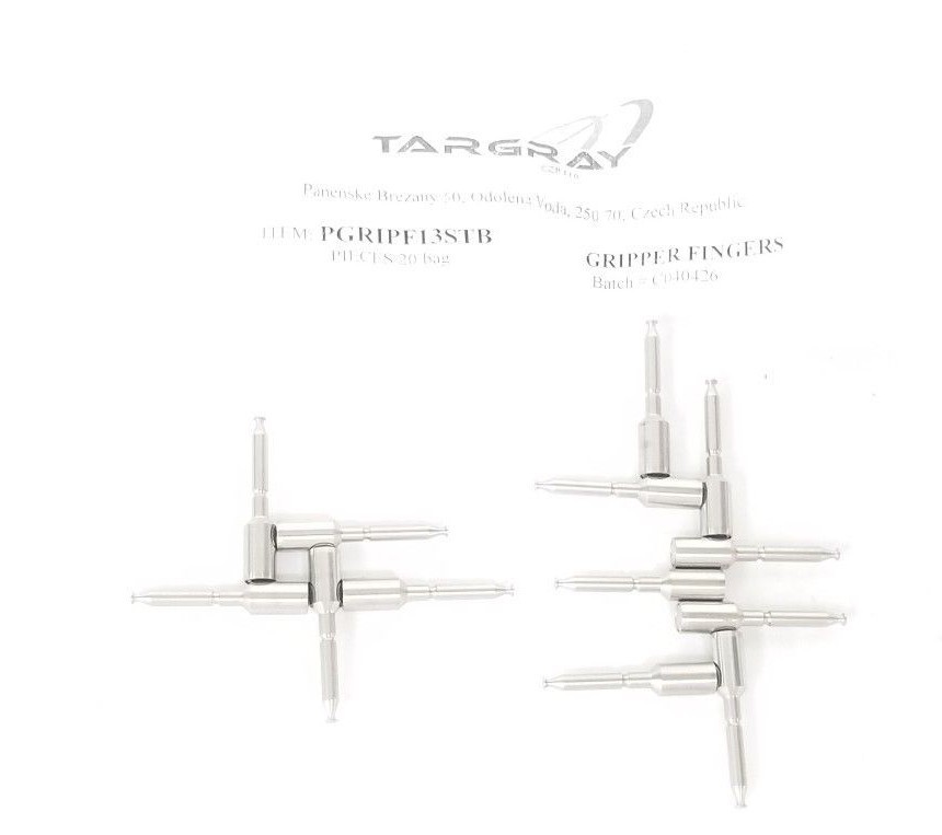 Used LOT OF 13 NEW TARGRAY PGRIPF13STB GRIPPER FINGERS