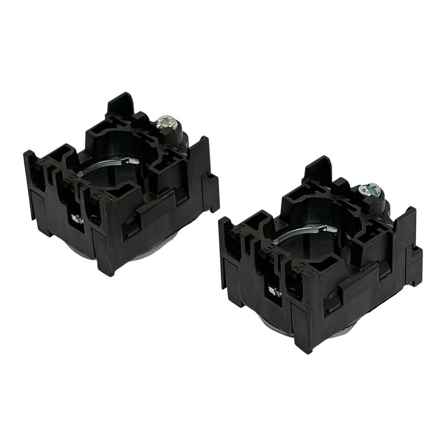Used Siemens Sirius Act 3SU1550-0AA10-0AA0 3-Way Metal Module Holder Lot of 2
