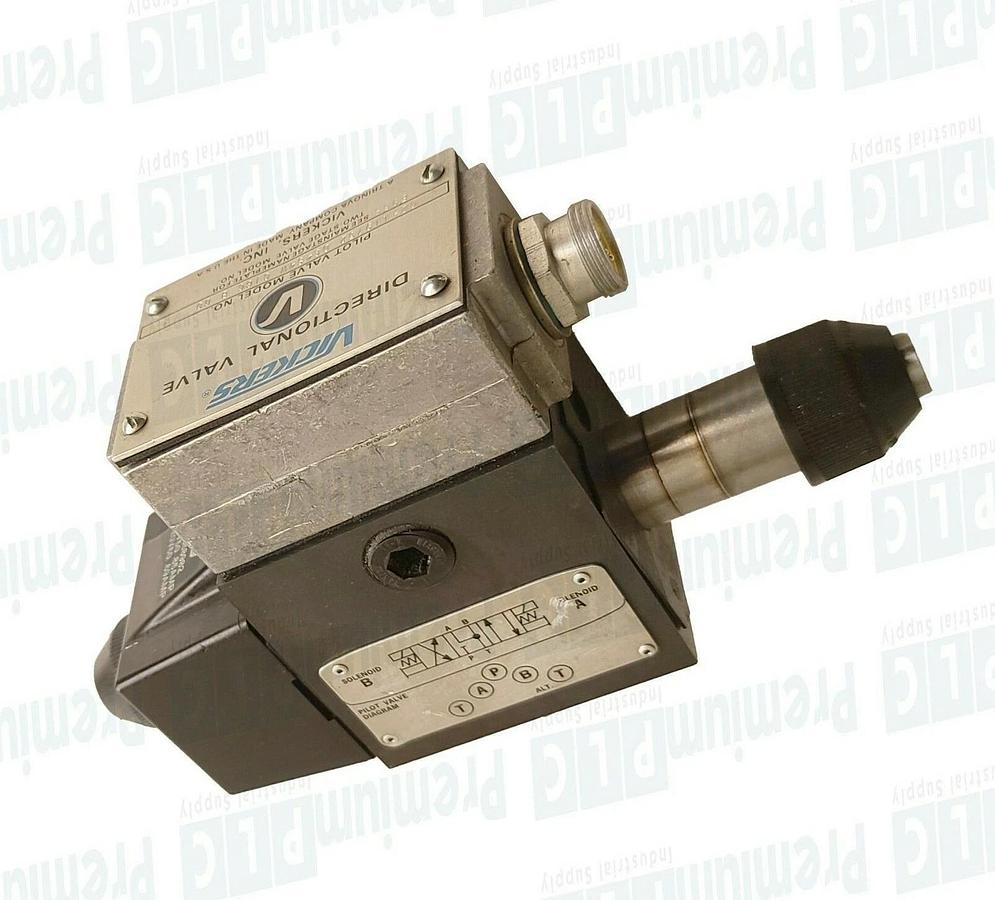 Used EATON VICKERS DG4S4W-016C-B-60 DIRECTIONAL CONTROL VALVE 02-119752 W/COIL 868982