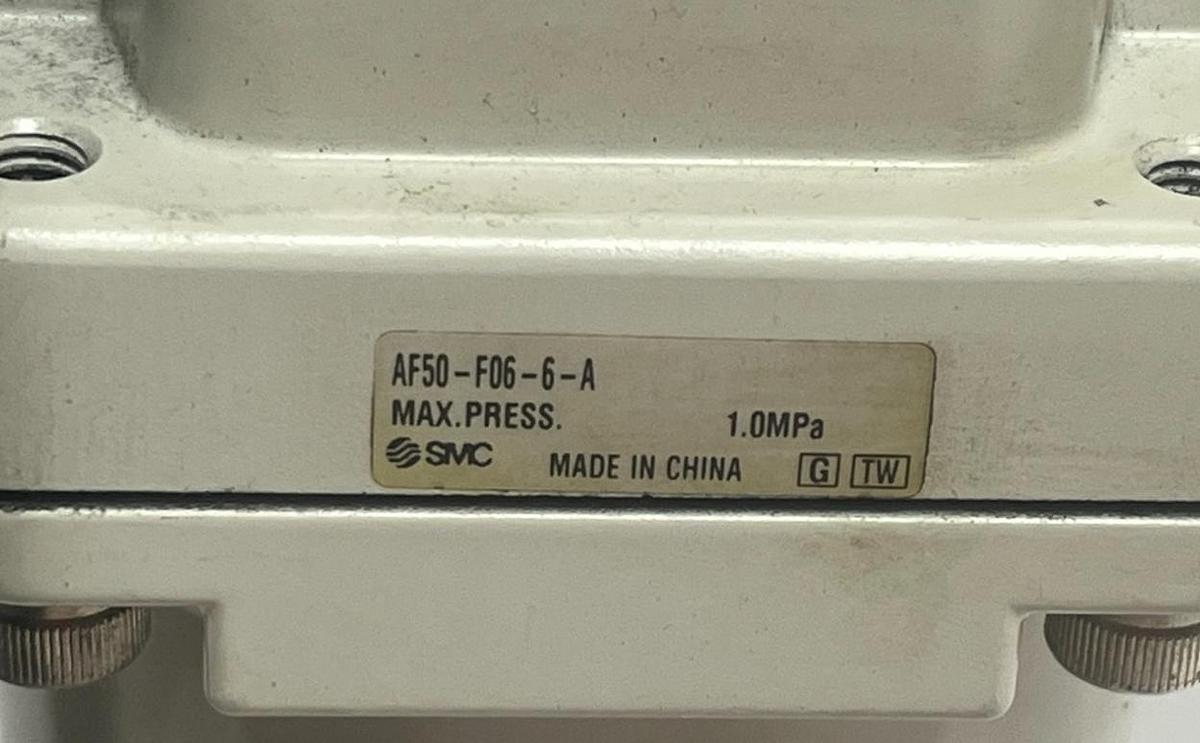 Used SMC Pneumatic AF50-F06-6-A Filter VHS50-F06B Lock-Out Valve Unit WO-7032-301