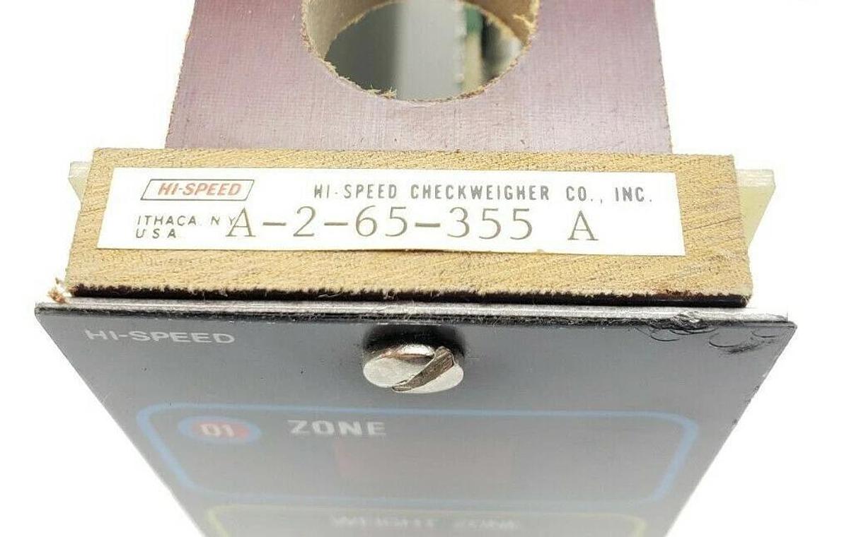 Used HI-SPEED A-2-65-355 A WEIGHT FEEDBACK MODULE P2-63-004 REV. C B-2-65-009 REV. D