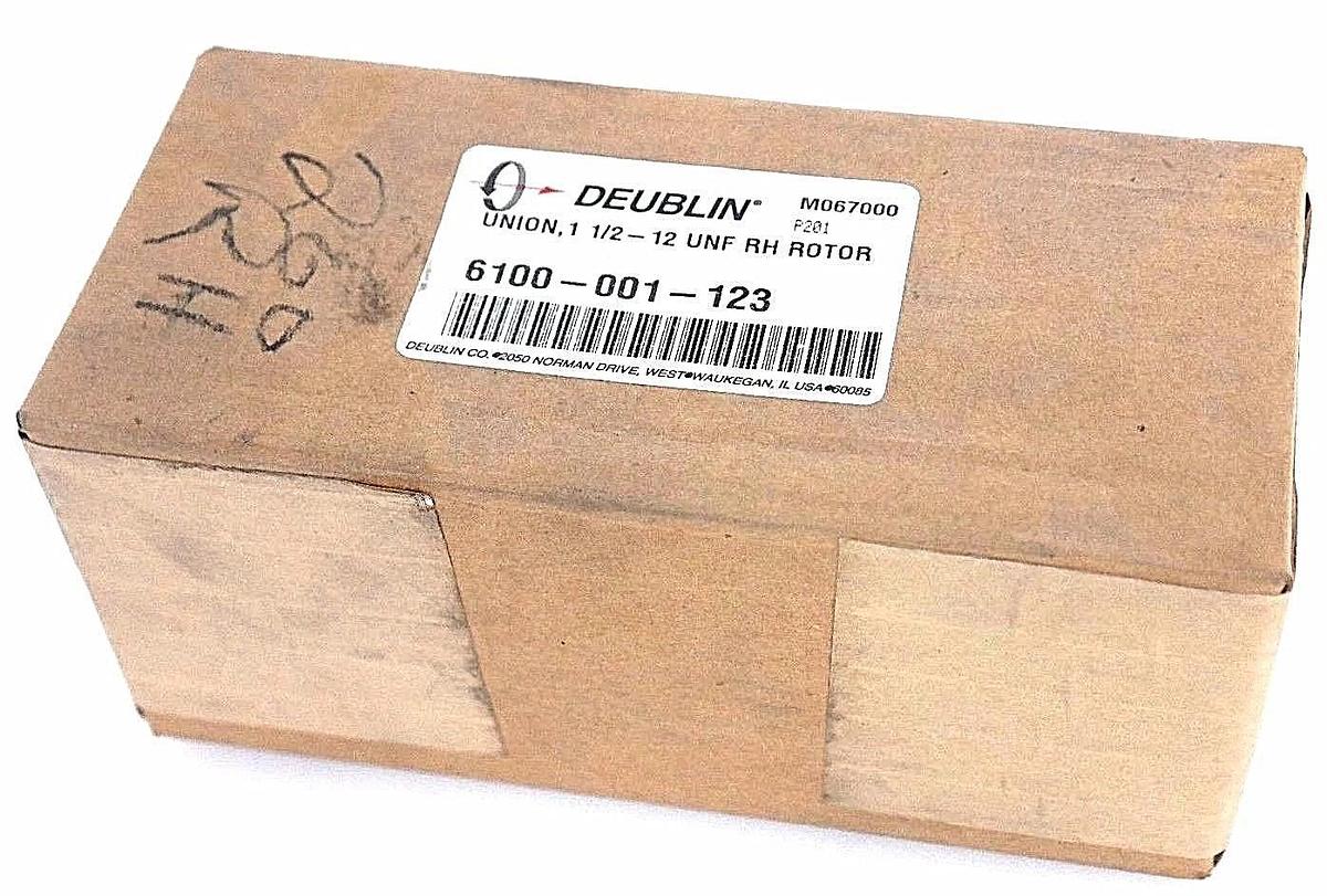 Used FACTORY SEALED DEUBLIN 6100-001-123 UNION , 1 1/2-12 UNF RH ROTOR 6100001123