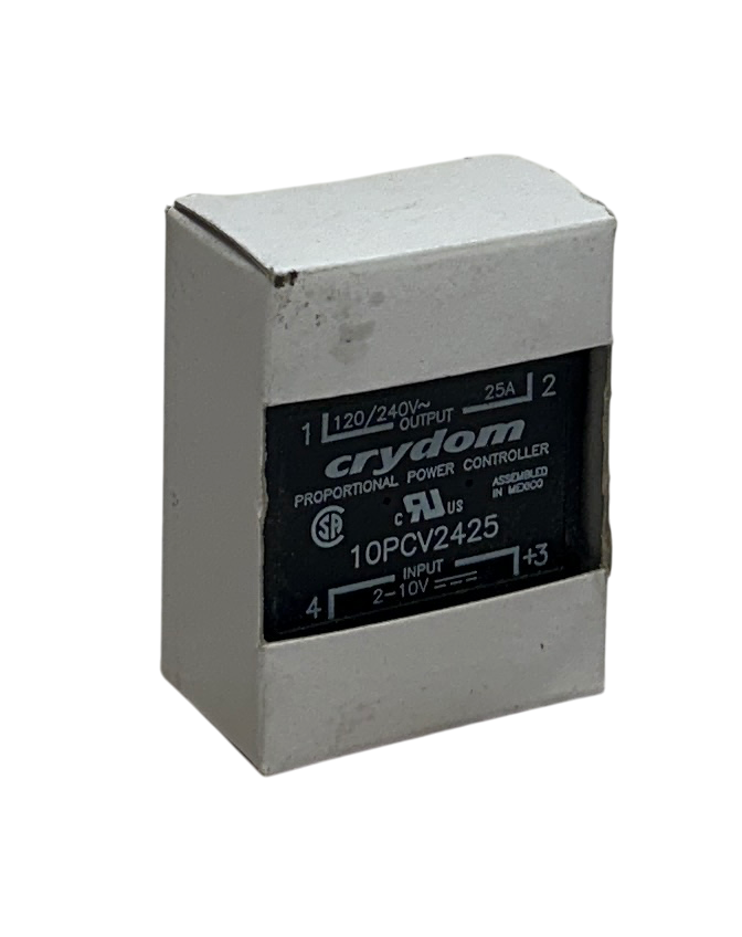 Used CRYDOM 10PCV2425 PROPORTIONAL POWER CONTROLLER / SOLID STATE RELAY 120/240V NSMP