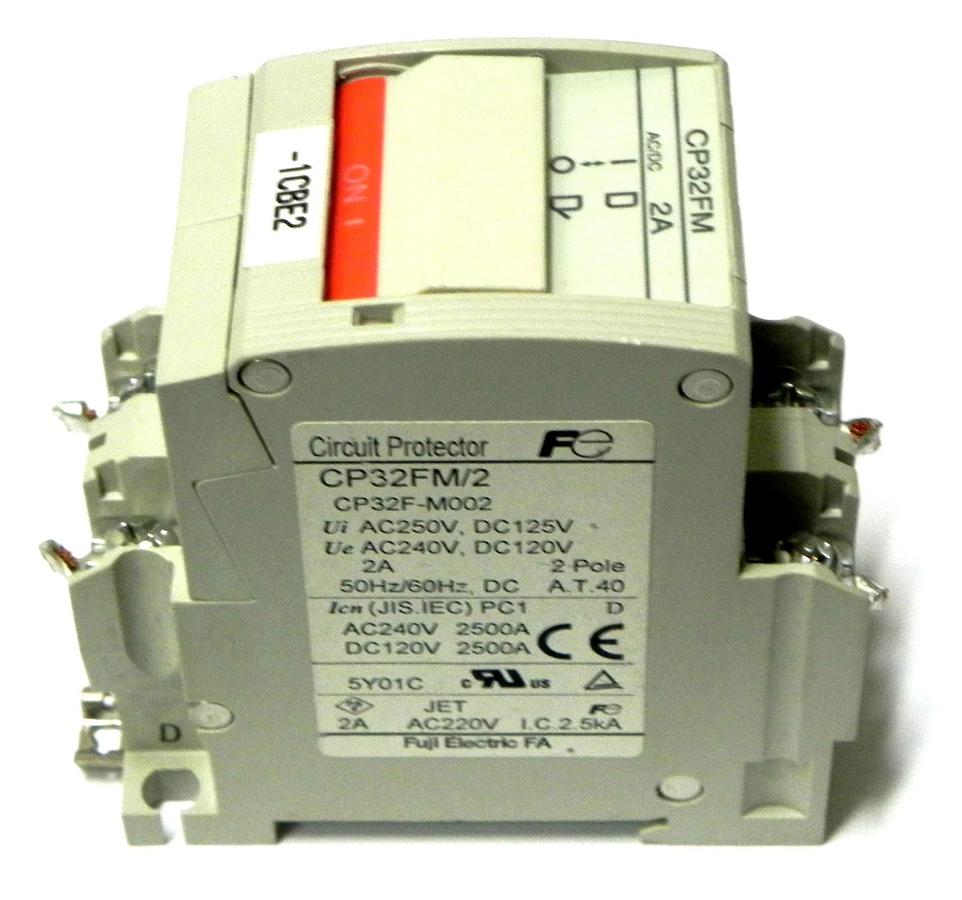 Used FUJI ELECTRIC CP32FM/2 CIRCUIT BREAKER 2A, CP32F-M002