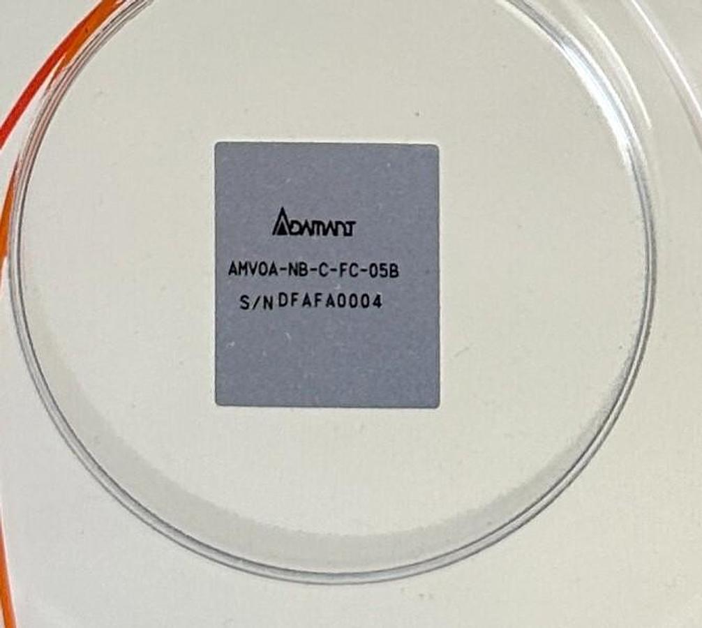 Used NEW ADAMANT AMVOA-NB-C-FC-05B / AMVOANBCFC05B FIBER OPTIC LASER SENSOR