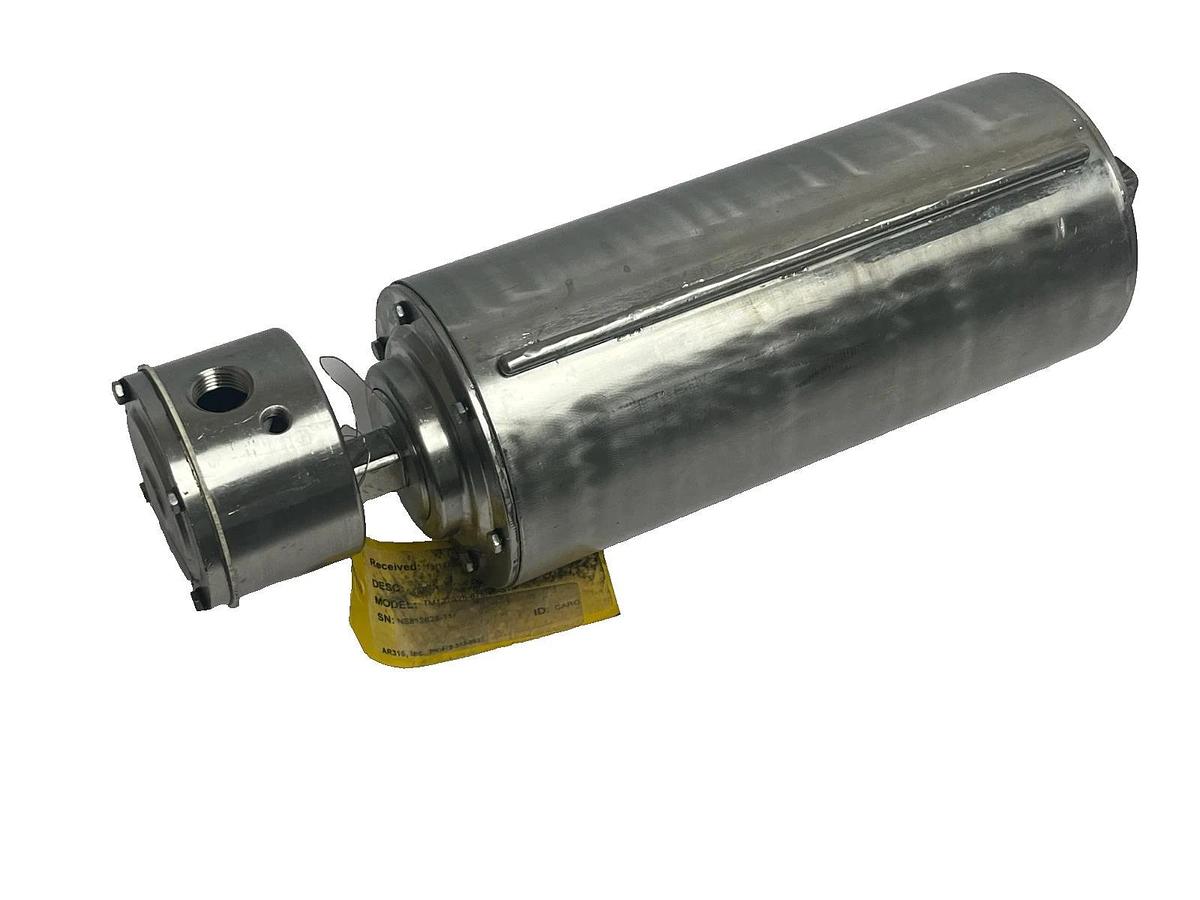 Used Van der Graaf TM127A25-675NB-STM Stainless Steel Drum Motor | 0.75HP 460V 3PH