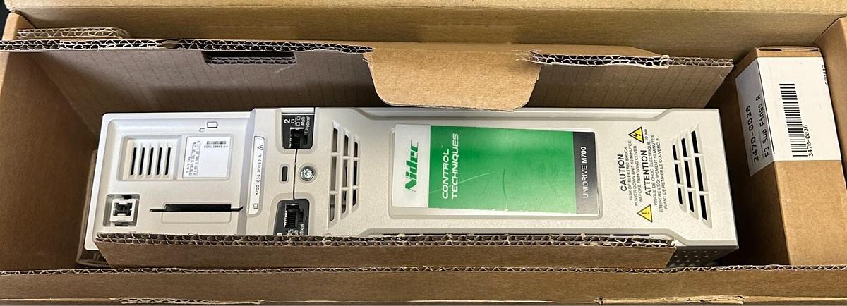 Used CONTROL TECHNIQUES M700-03400062A10101AB100 Unidrive M EtherNet 3.0/5.0HP NSMP
