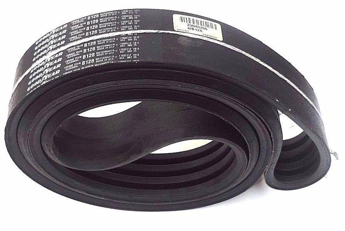 NEW GOODYEAR 20040266 4/B128 HY-T TORQUE TEAM V-BELT, B128, 4 RIB, 128'' INSIDE