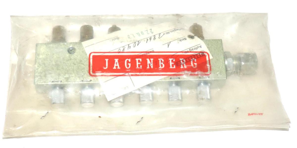 Used NEW JAGENBERG DLV6 COMPRESSED AIR DISTRIBUTOR C-962045 3346120 / 3861.10480