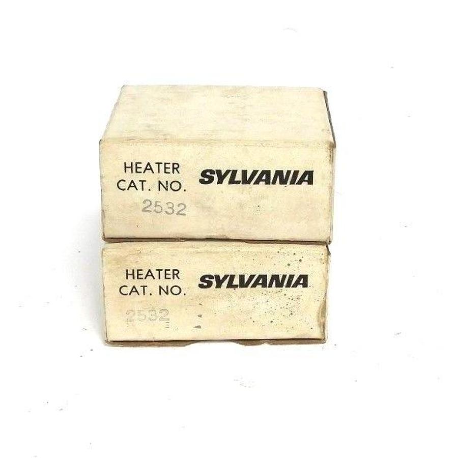 Used LOT OF 2 NIB SYLVANIA 2532 HEATER ELEMENTS