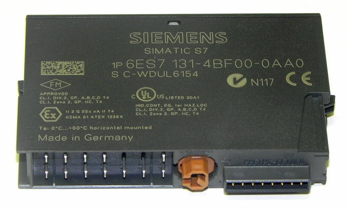 Used SIEMENS 6ES7-131-4BF00-0AA0 ELEKTRON MODULE, 8DI DC 24V 6ES71314BF000AA0