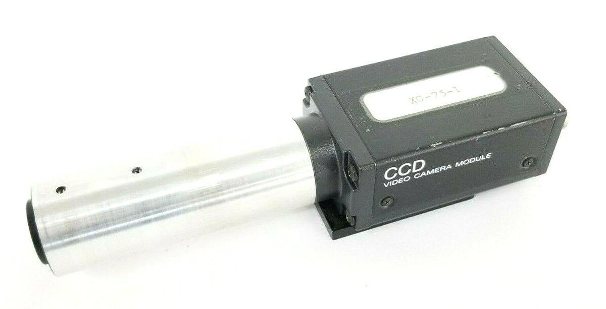 Used SONY XC-75-1 CCD CAMERA W/ 3'' IN. LENS & MOUNTING BRACKET 10.5-15VDC XC-75