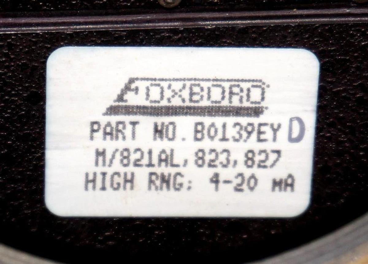 NEW FOXBORO 823DP-I3S1NH2 TRANSMITTER REF. 90F15609-11A2 ORIGIN 2A9022