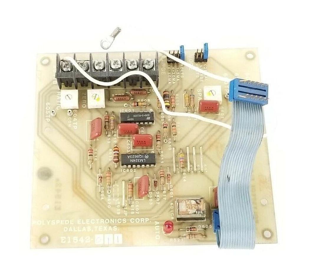 Used POLYSPEDE E1542-011 EXTERNAL SIGNAL FOLLOWER BOARD E1542011