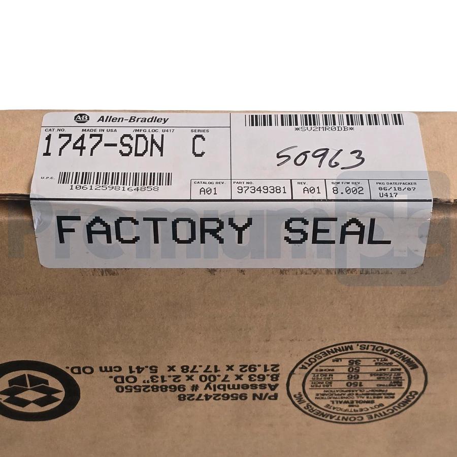 Used Allen Bradley 1747-SDN /C SLC 500 DeviceNet Scanner Module 1747SDN REV. A01 NSFS