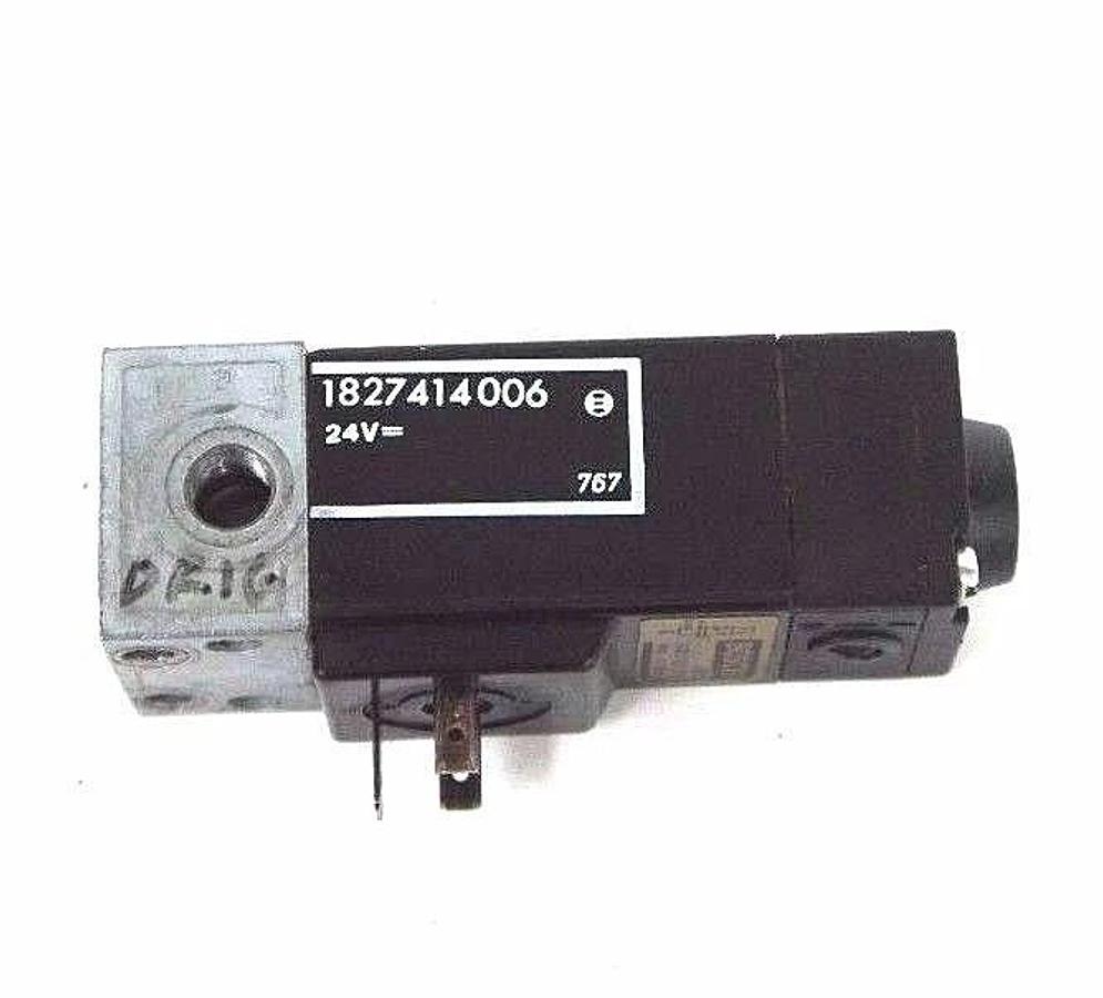 Used BOSCH 0-820-005-201 SOLENOID VALVE W/ 1827414006 PILOT VALVE 24V