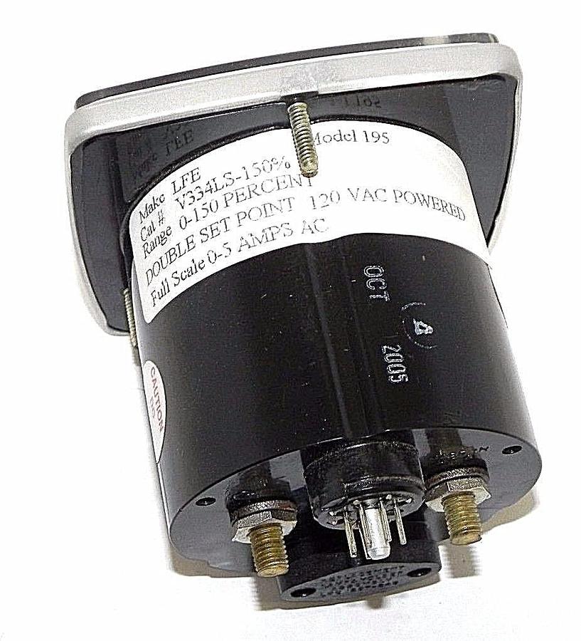 NIB LFE MODEL 195 ANALOG METER TRIPLETT V334LS-150% RANGE: 0-150 % V334LS150