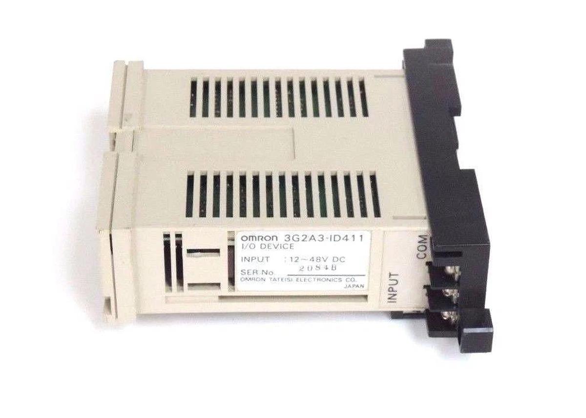 Used OMRON 3G2A3-1D411 I/O DEVICE 3G2A3ID411, INPUT: 12~48V DC