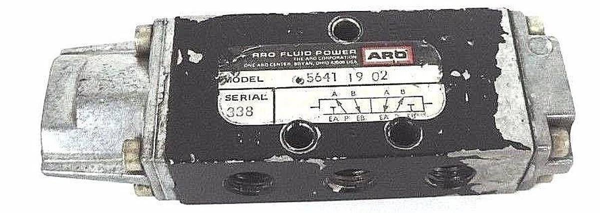Used ARO FLUID POWER 5641-19-02 VALVE, 56411902