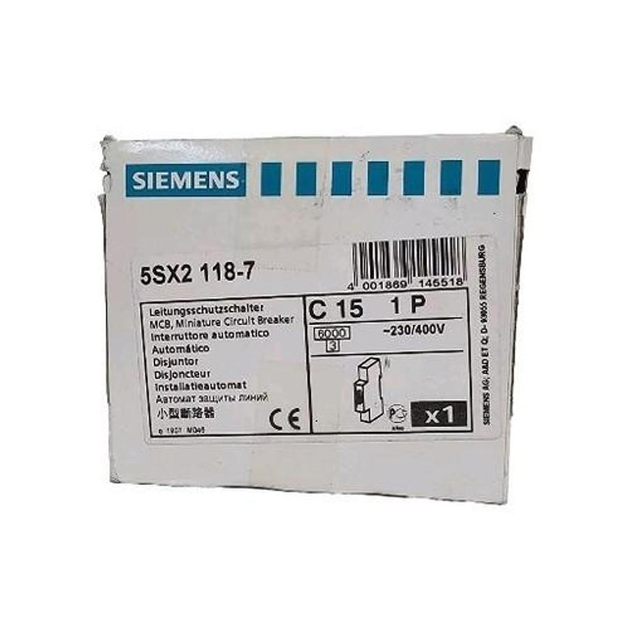 Used NIB SIEMENS 5SX2-118-7 MINIATURE CIRCUIT BREAKER 5SX2 118-7, 1P