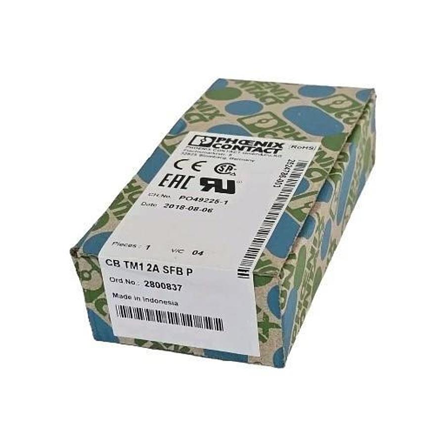 Used NEW SEALED PHOENIX CONTACT CB TM1 2A SFB P THERMOMAGNETIC DEVICE CIRCUIT BREAKER